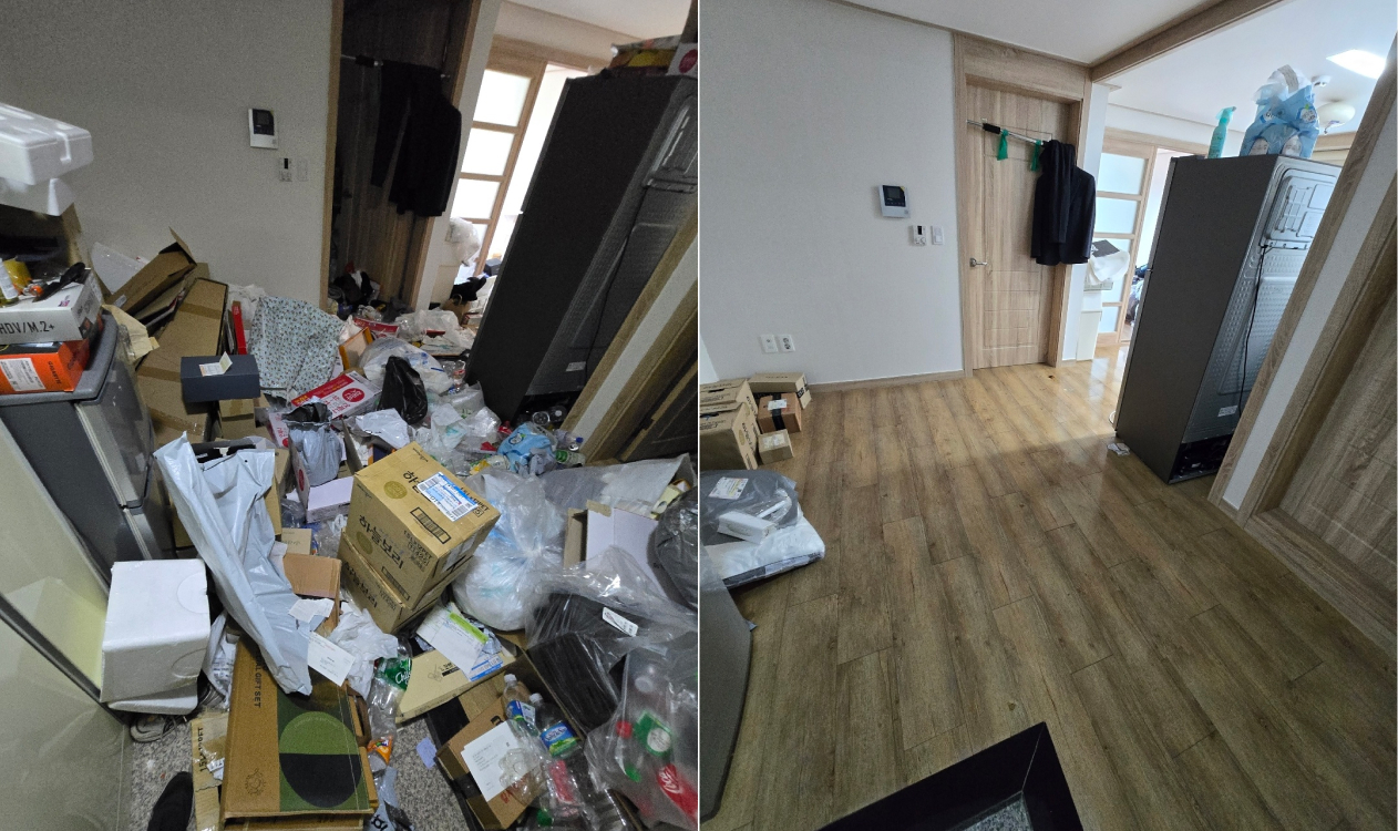 비포 애프터 사진